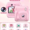 Kids Camera Instant Print, Selfie Digital Camera for Kids Christmas Birthday Gifts