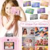 Kids Camera Instant Print, Selfie Digital Camera for Kids Christmas Birthday Gifts