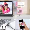 Kids Camera Instant Print, Selfie Digital Camera for Kids Christmas Birthday Gifts